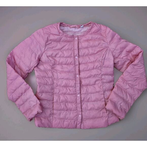 Uniqlo Jacket Kids Packable Original UNI QLO Lightweight Girls Padded Coat 9-10y - Picture 1 of 6